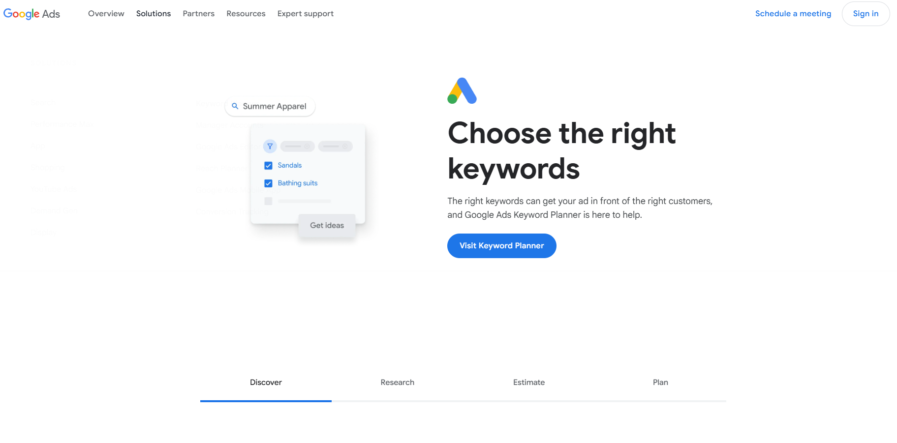 Google Keyword Planner